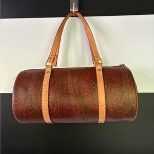 Etro Paisley Barrel Bag